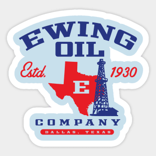 Ewing Oil Company Sticker